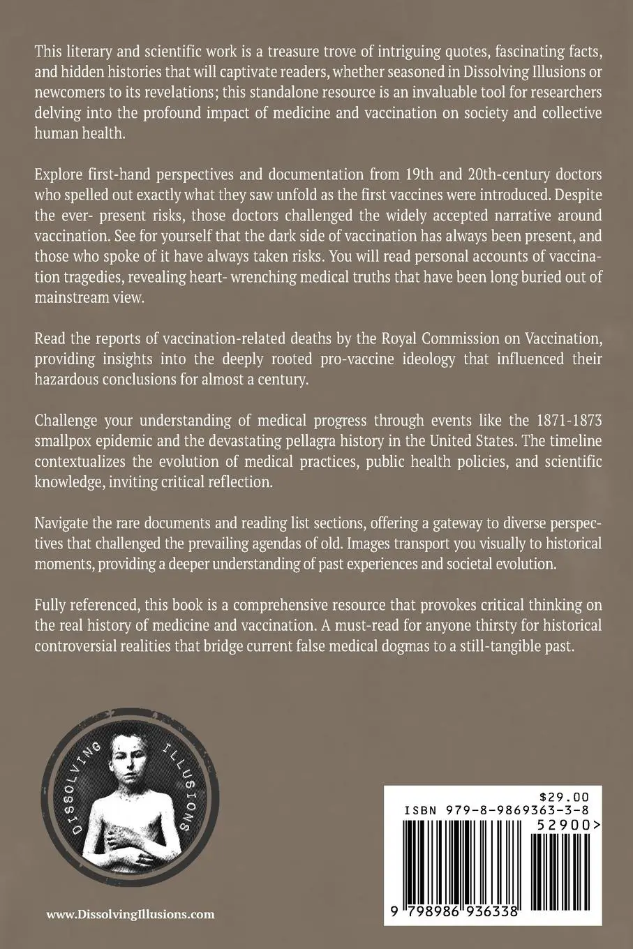 Rückseite: 9798986936338 | Dissolving Illusions | Suzanne Humphries (u. a.) | Taschenbuch | 2024
