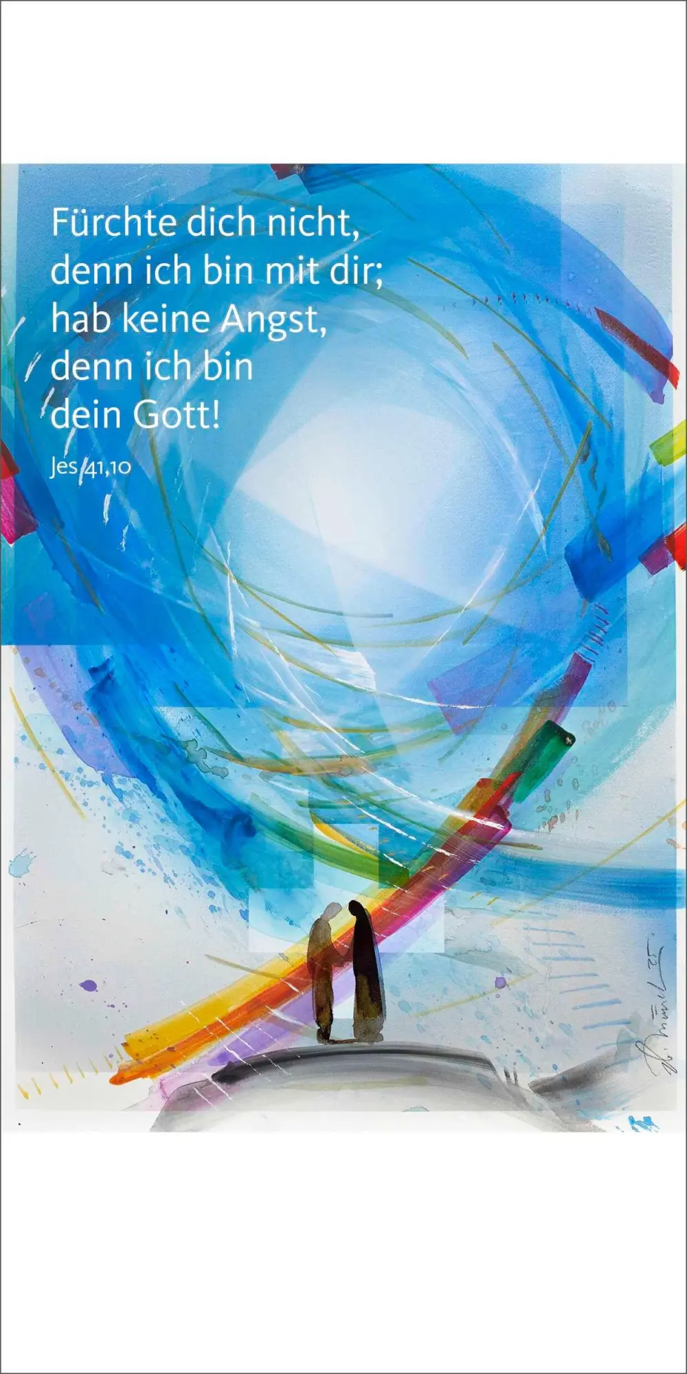 Cover: 4251693906438 | Jahreslosung Eberhard Münch 2027, Faltkarten mit Betrachtung...