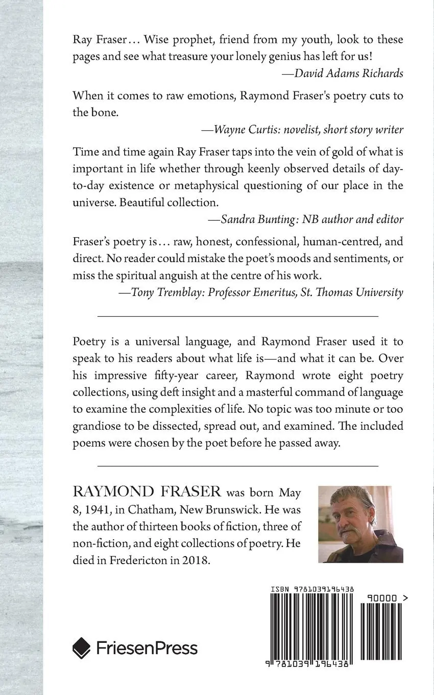 Rückseite: 9781039196438 | Collected Poems | Raymond Fraser | Taschenbuch | Englisch | 2024