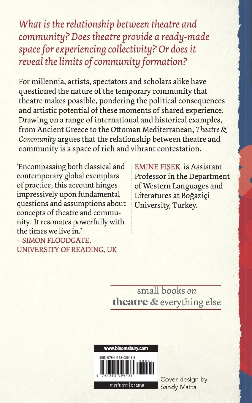 Rückseite: 9781352006438 | Theatre &amp; Community | Emine Fisek | Taschenbuch | VIII | Englisch