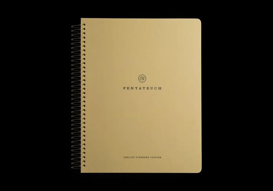 Cover: 9781433596438 | ESV Spiral-Bound Journaling Bible, Pentateuch (Hardcover) | Esv Bibles