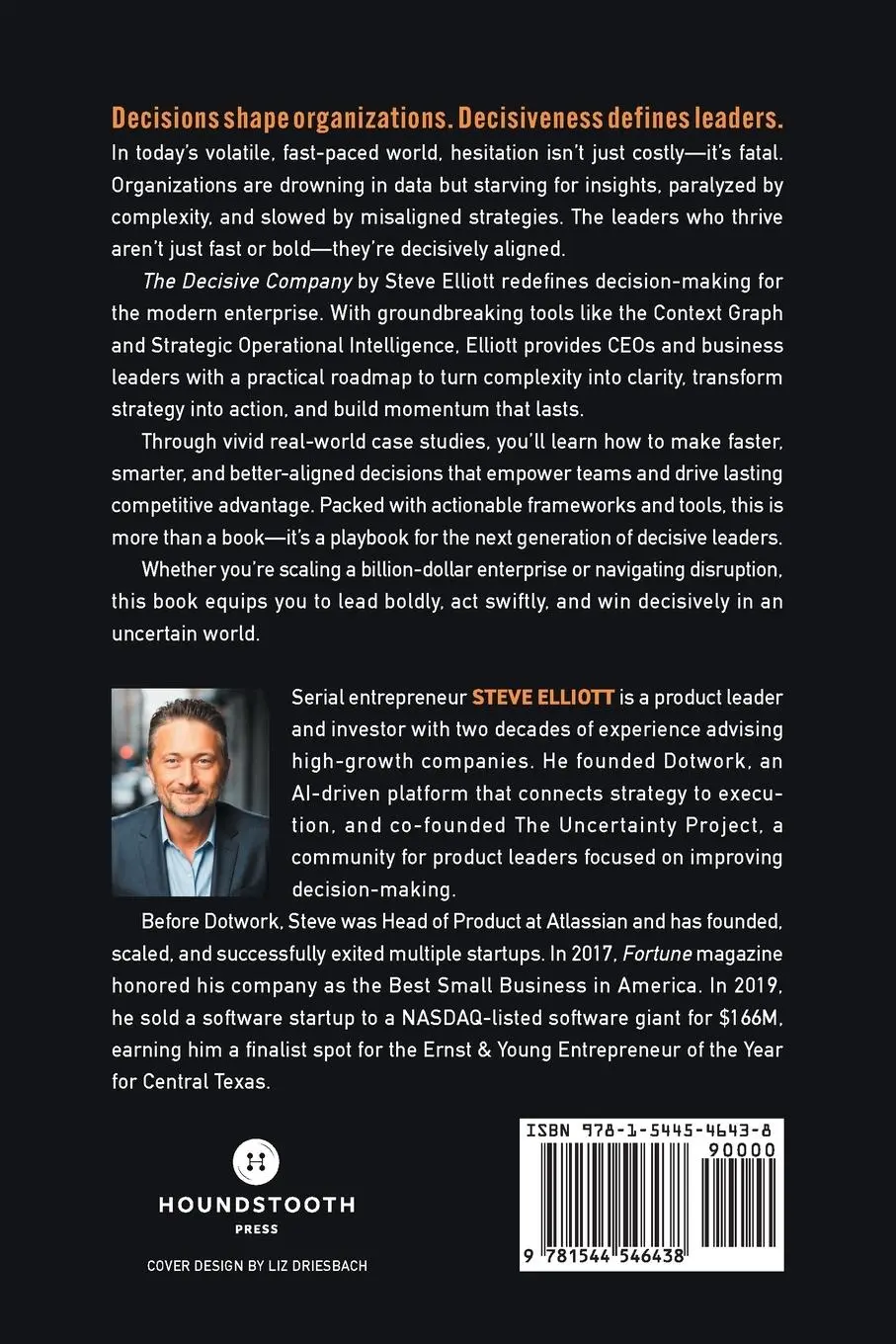 Rückseite: 9781544546438 | The Decisive Company | Steve Elliott | Taschenbuch | Englisch | 2025