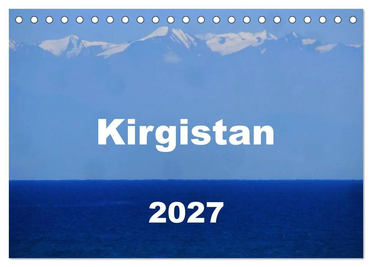 Cover: 9783594156438 | Kirgistan 2027 (Tischkalender 2027 DIN A5 quer), CALVENDO...