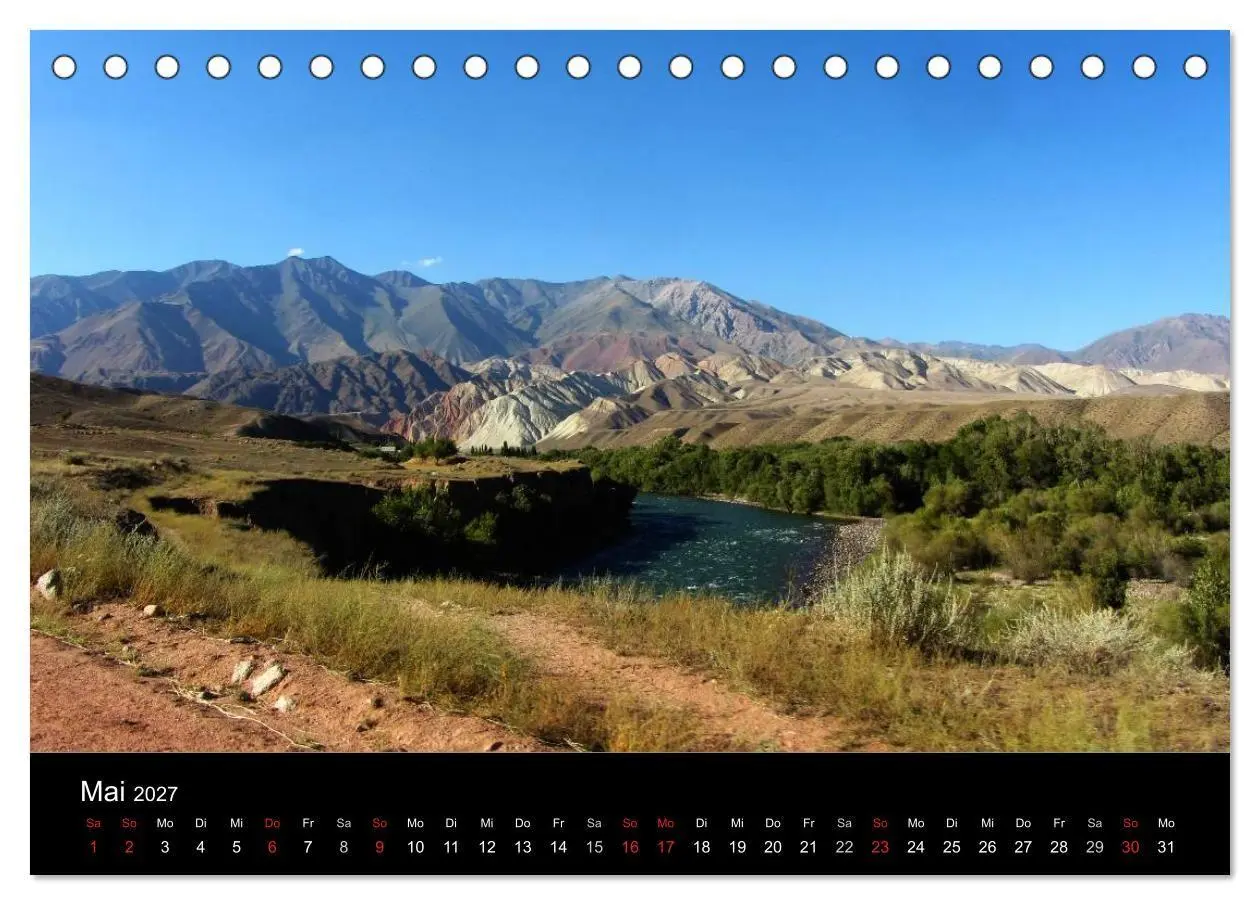 Bild: 9783594156438 | Kirgistan 2027 (Tischkalender 2027 DIN A5 quer), CALVENDO...