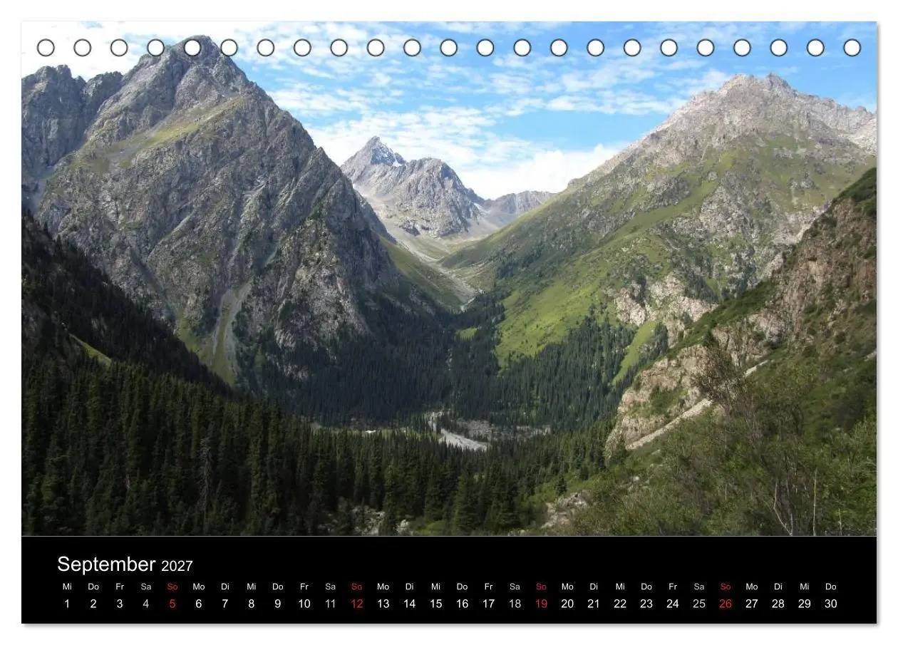Bild: 9783594156438 | Kirgistan 2027 (Tischkalender 2027 DIN A5 quer), CALVENDO...