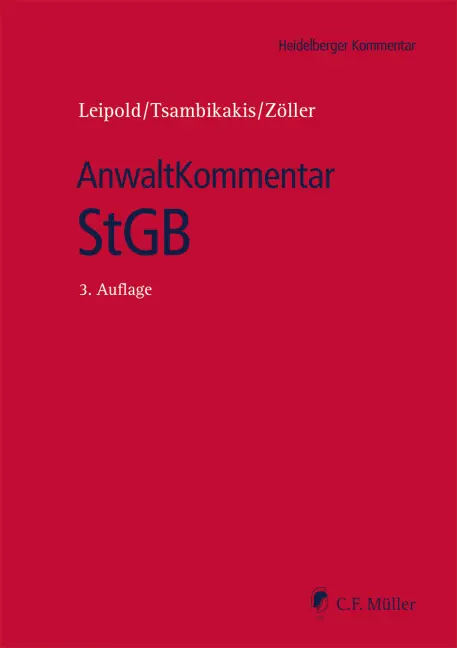 Cover: 9783811406438 | AnwaltKommentar StGB | Klaus Leipold (u. a.) | Buch | XXV | Deutsch