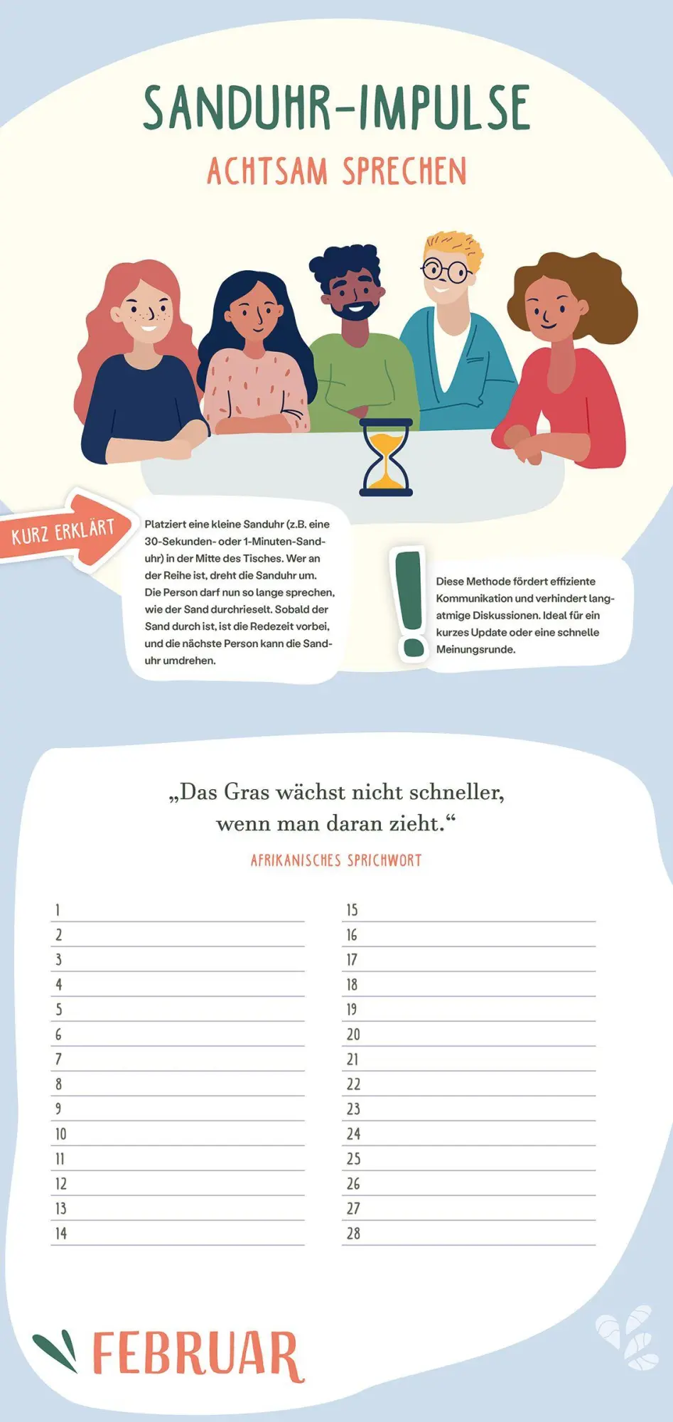 Bild: 9783451036538 | Immerwährender Teamkalender. Für ein gutes Miteinander | Katja Weber