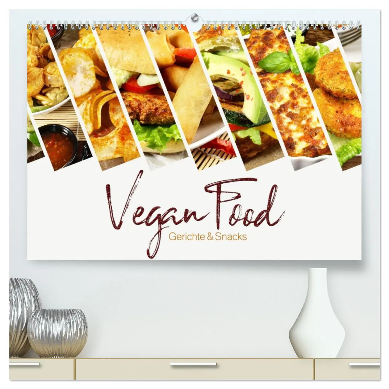 Cover: 9783457456538 | Vegan Food Kalender - Gerichte und Snacks (hochwertiger Premium...