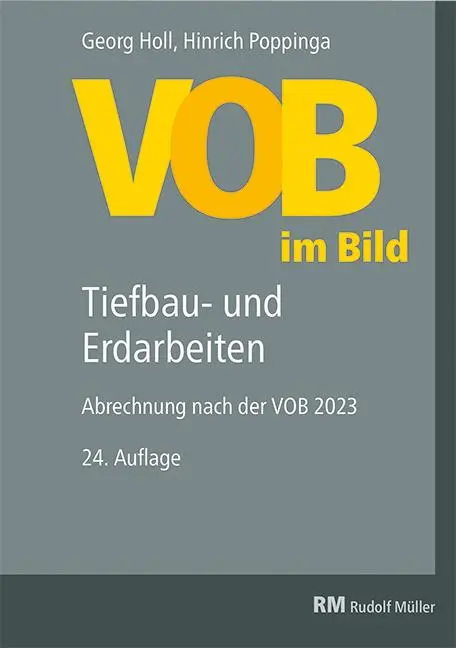 Cover: 9783481046538 | VOB im Bild - Tiefbau- und Erdarbeiten | Abrechnung nach der VOB 2023