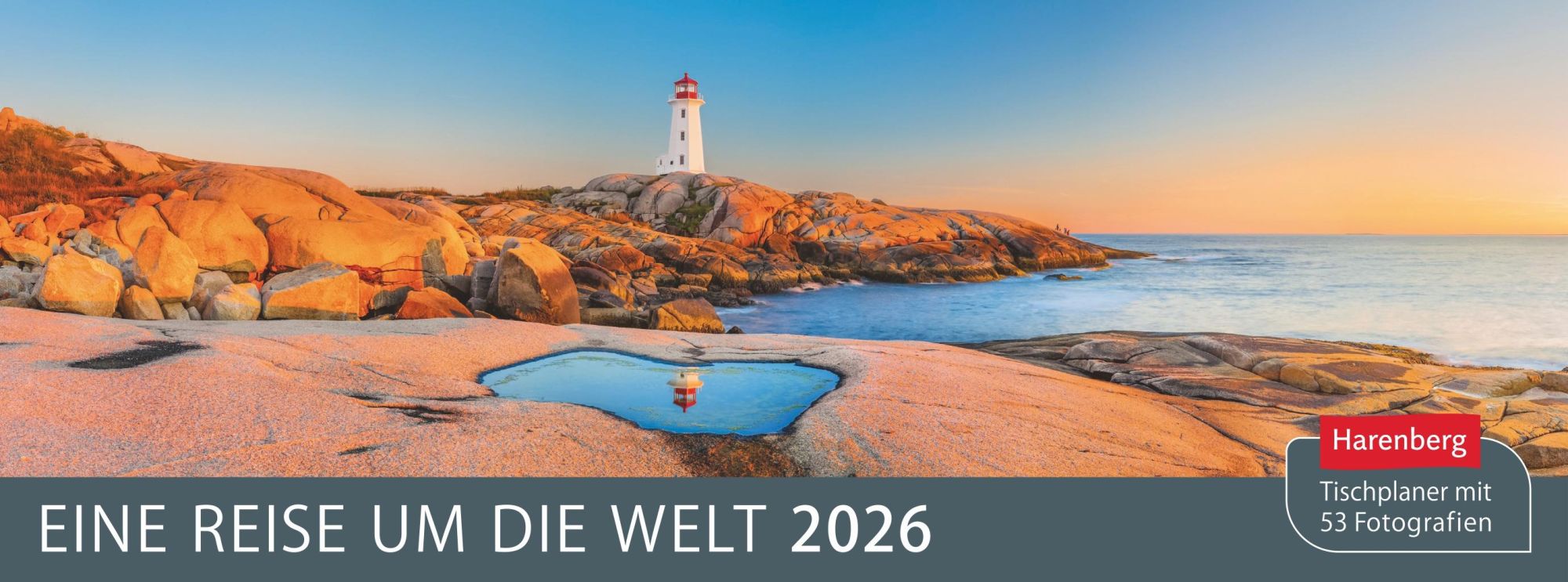 Cover: 9783840036538 | Eine Reise um die Welt Premium-Tischplaner 2026 - Wochenkalender...