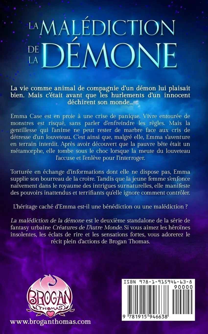 Rückseite: 9781915946638 | La malédiction de la démone | Brogan Thomas | Taschenbuch | 2025