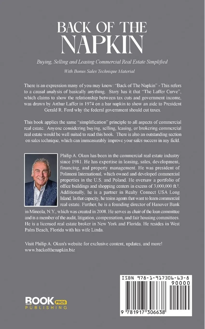 Rückseite: 9781917306638 | Back Of the Napkin | Philip A. Okun | Taschenbuch | Englisch | 2024