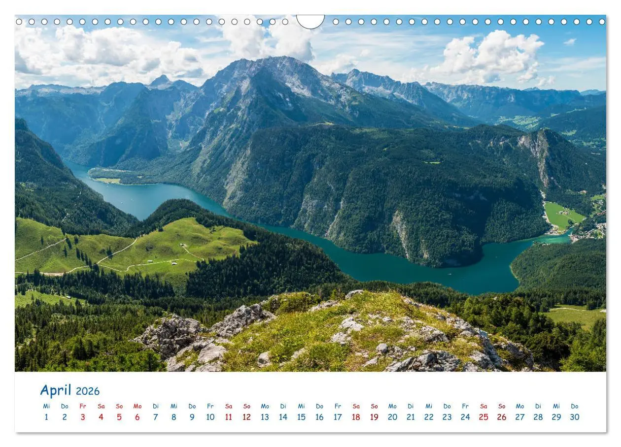 Bild: 9783457756638 | Der Königssee Perle unter dem Watzmann (Wandkalender 2026 DIN A3...