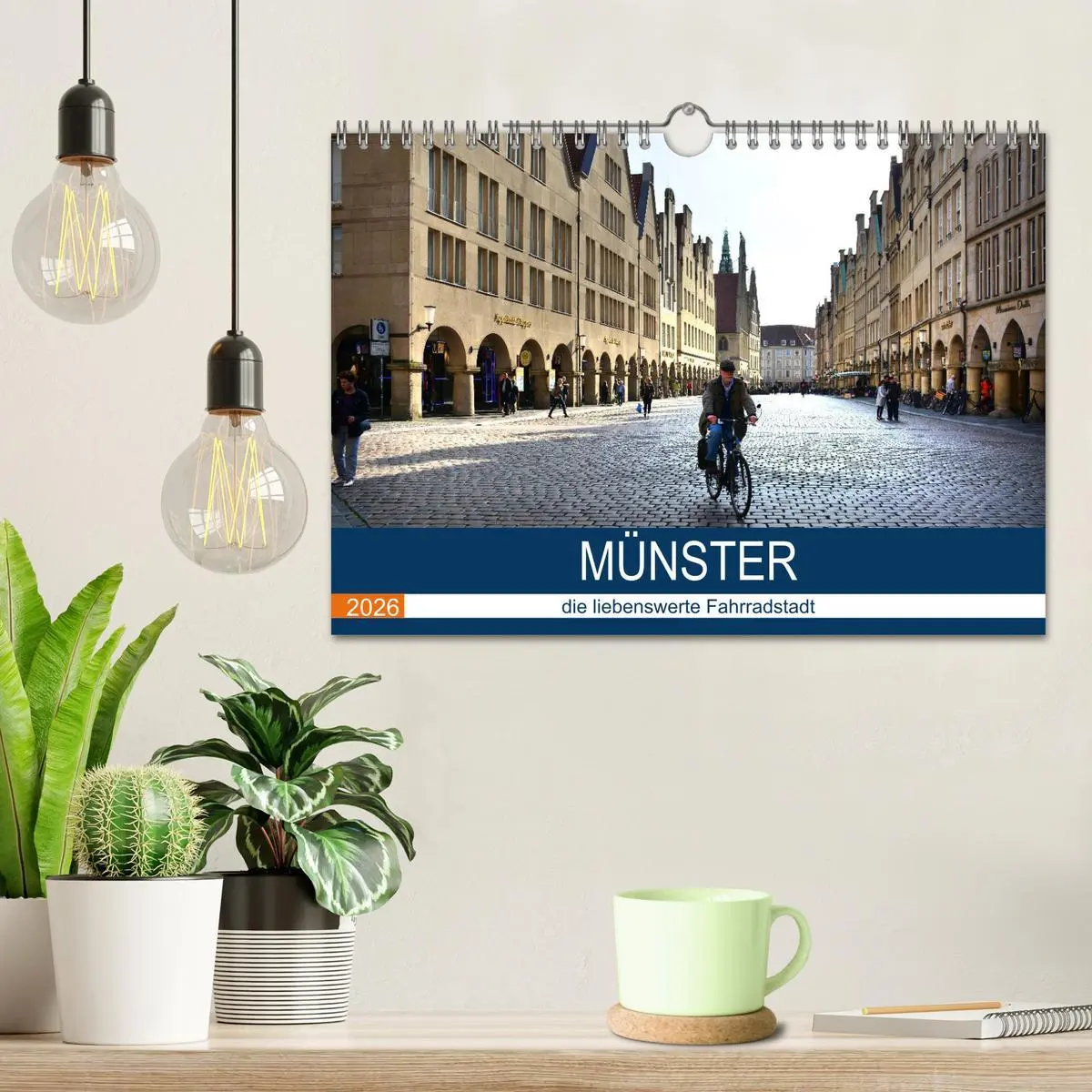 Bild: 9783457826638 | Münster - die liebenswerte Fahrradstadt (Wandkalender 2026 DIN A4...