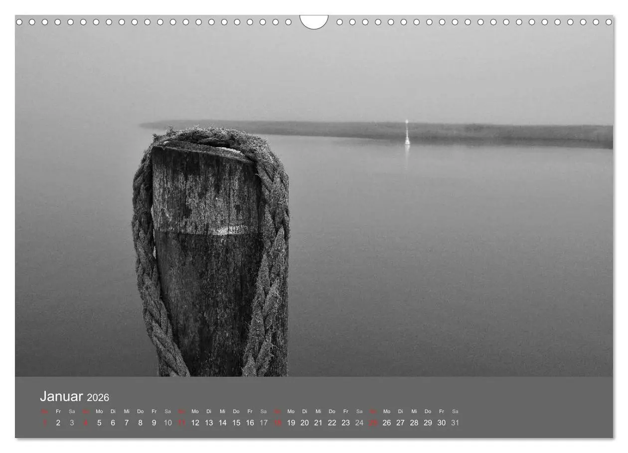 Bild: 9783516226638 | Ostsee - von schwarz bis weiß (Wandkalender 2026 DIN A3 quer),...