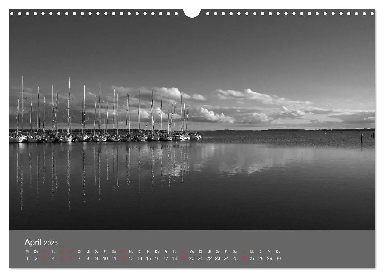 Bild: 9783516226638 | Ostsee - von schwarz bis weiß (Wandkalender 2026 DIN A3 quer),...