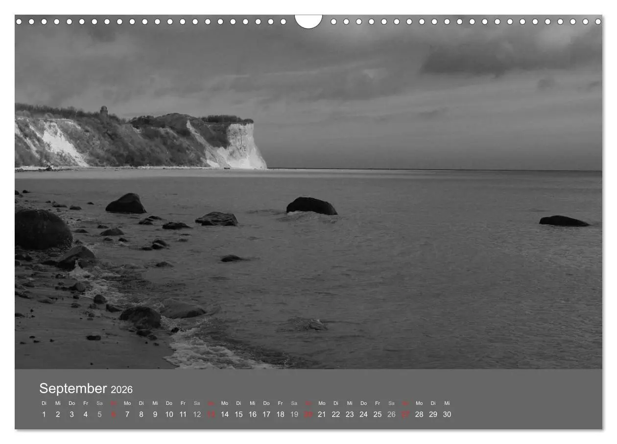 Bild: 9783516226638 | Ostsee - von schwarz bis weiß (Wandkalender 2026 DIN A3 quer),...