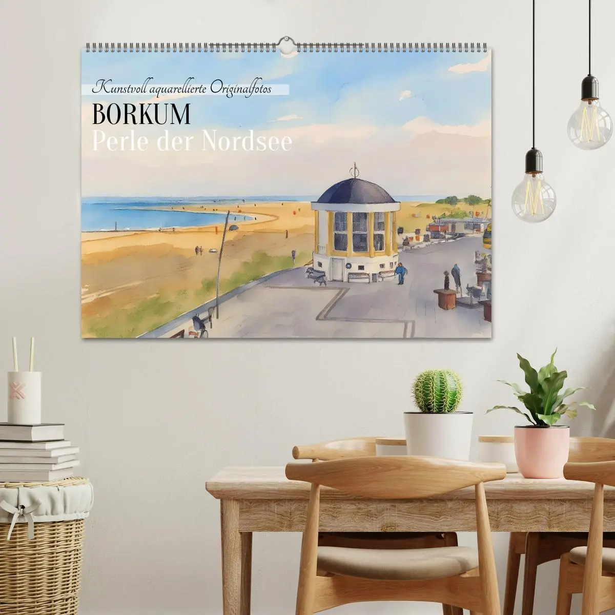 Bild: 9783516606638 | BORKUM Perle der Nordsee (Wandkalender 2026 DIN A2 quer), CALVENDO...