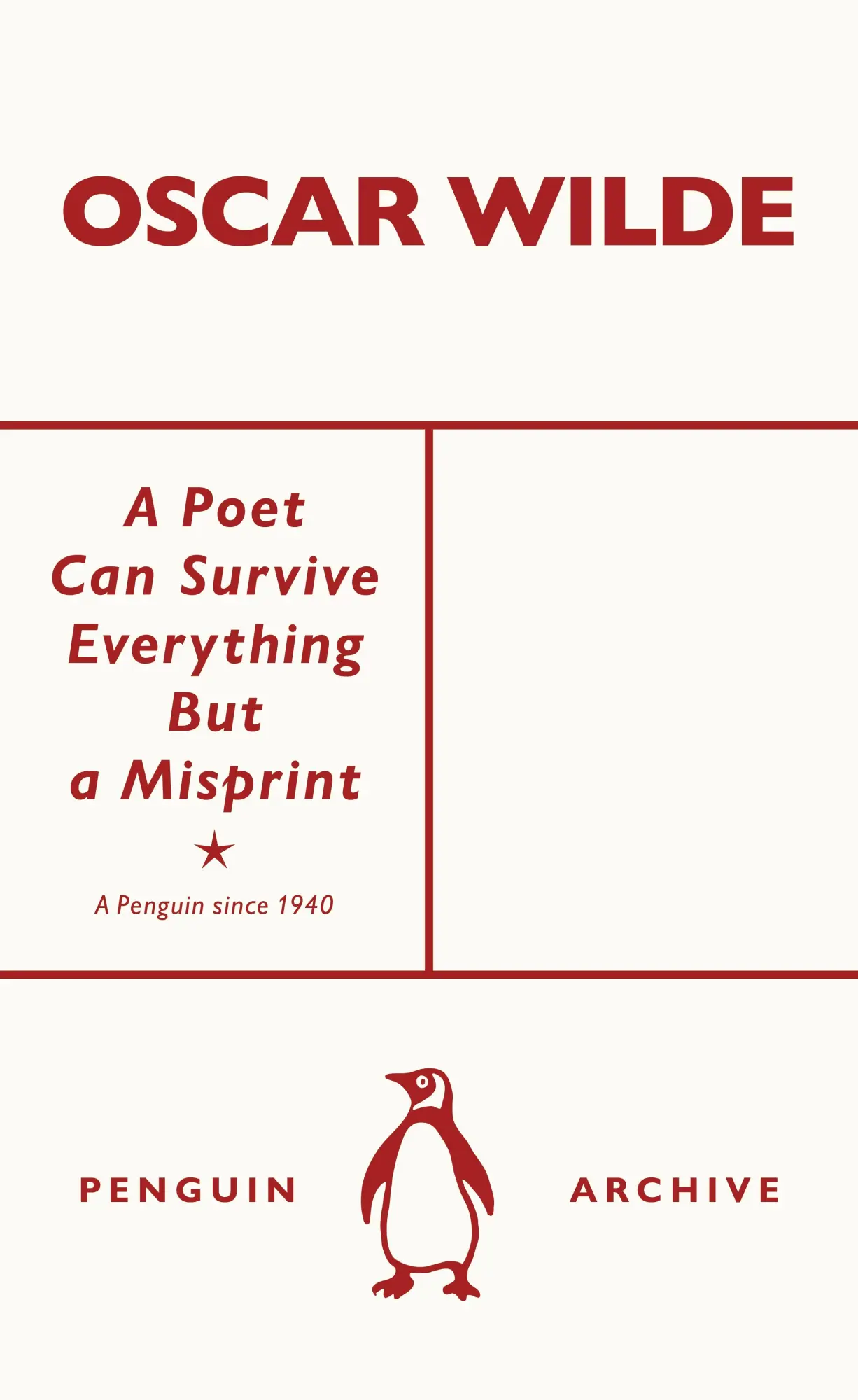 Cover: 9780241746738 | A Poet Can Survive Everything But a Misprint | Oscar Wilde | Buch