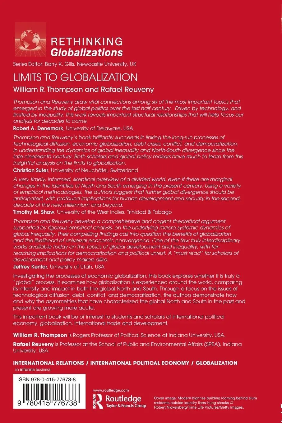 Rückseite: 9780415776738 | Limits to Globalization | North-South Divergence | Thompson (u. a.)