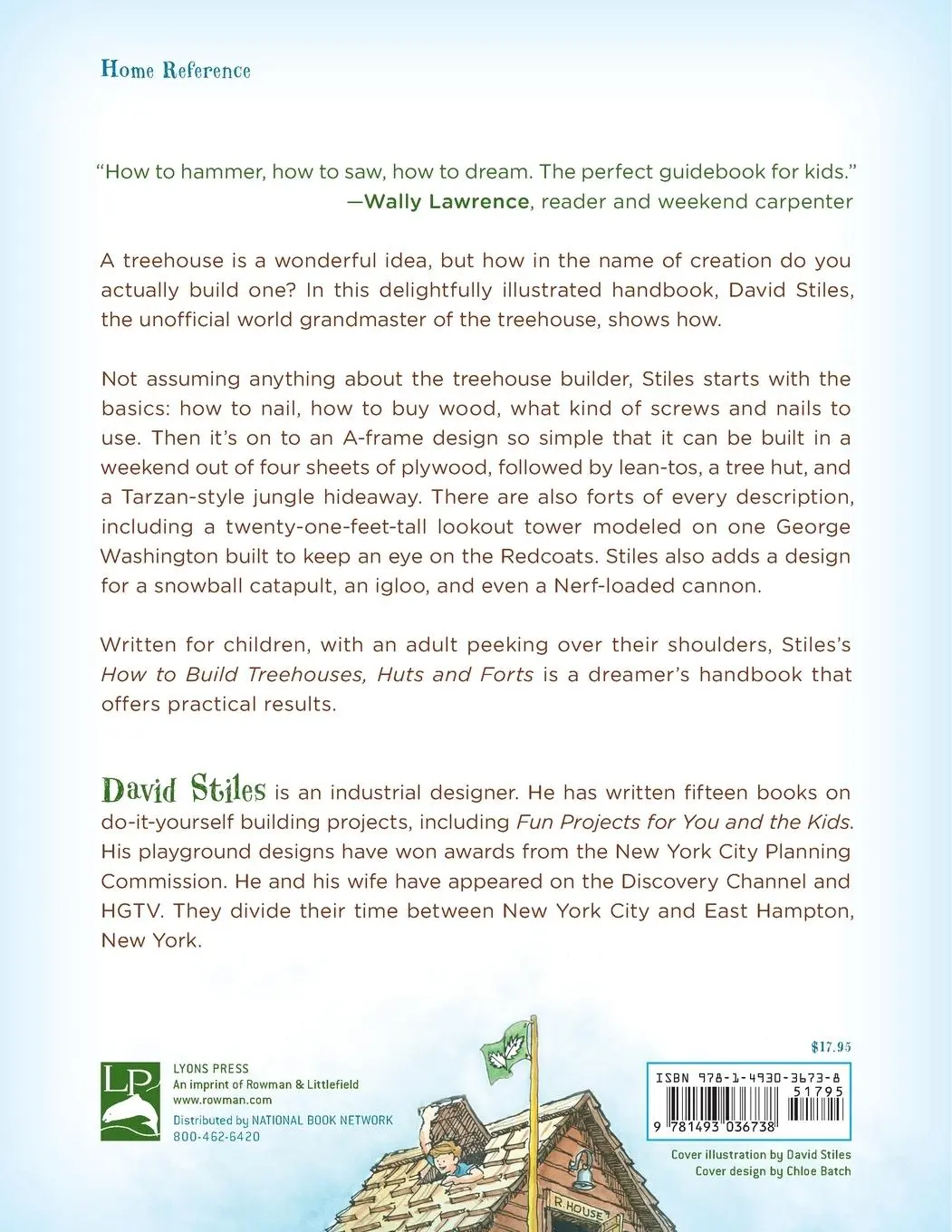 Rückseite: 9781493036738 | How to Build Treehouses, Huts and Forts | David Stiles | Taschenbuch