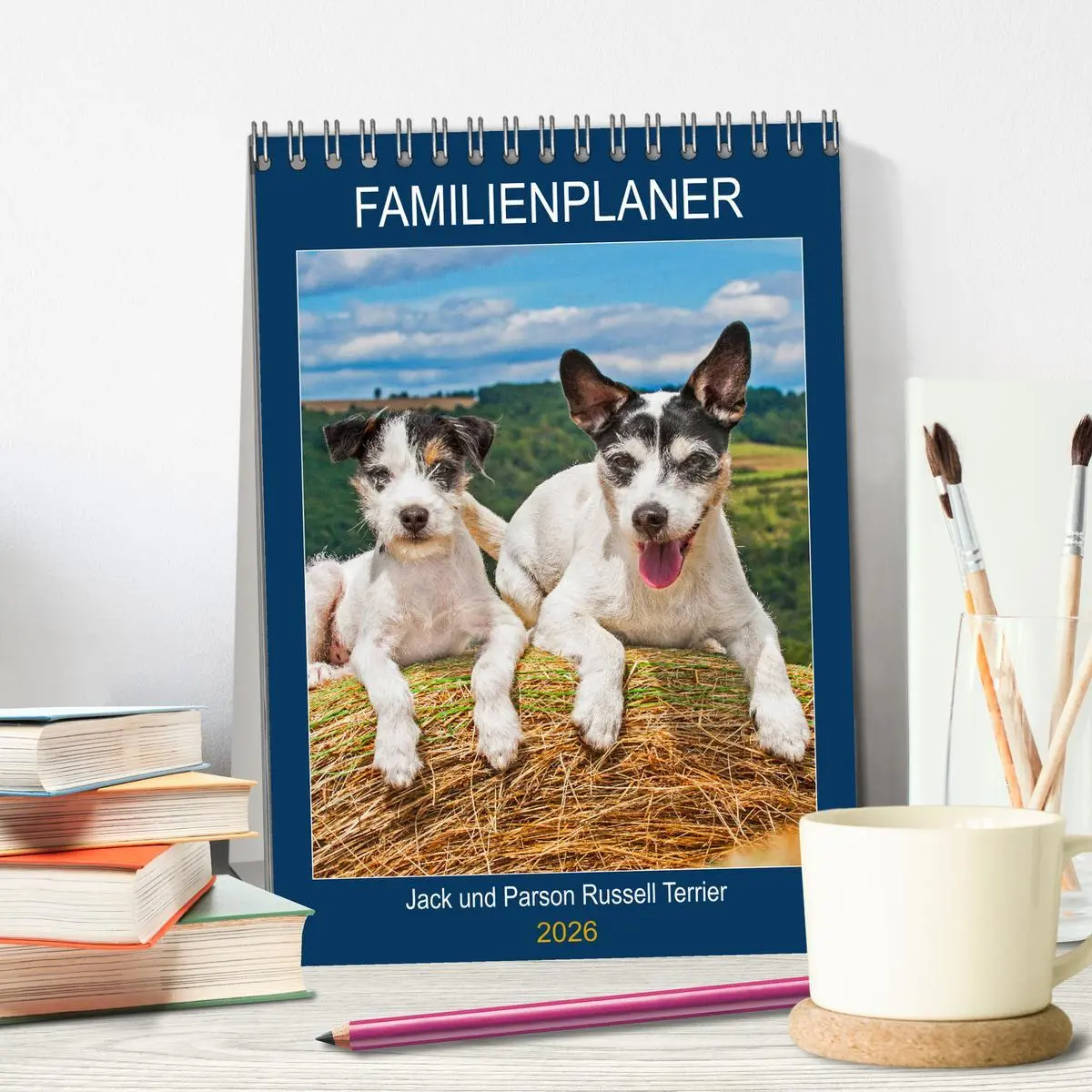 Bild: 9783516386738 | Familienplaner Jack und Parson Russell Terrier (Tischkalender 2026...