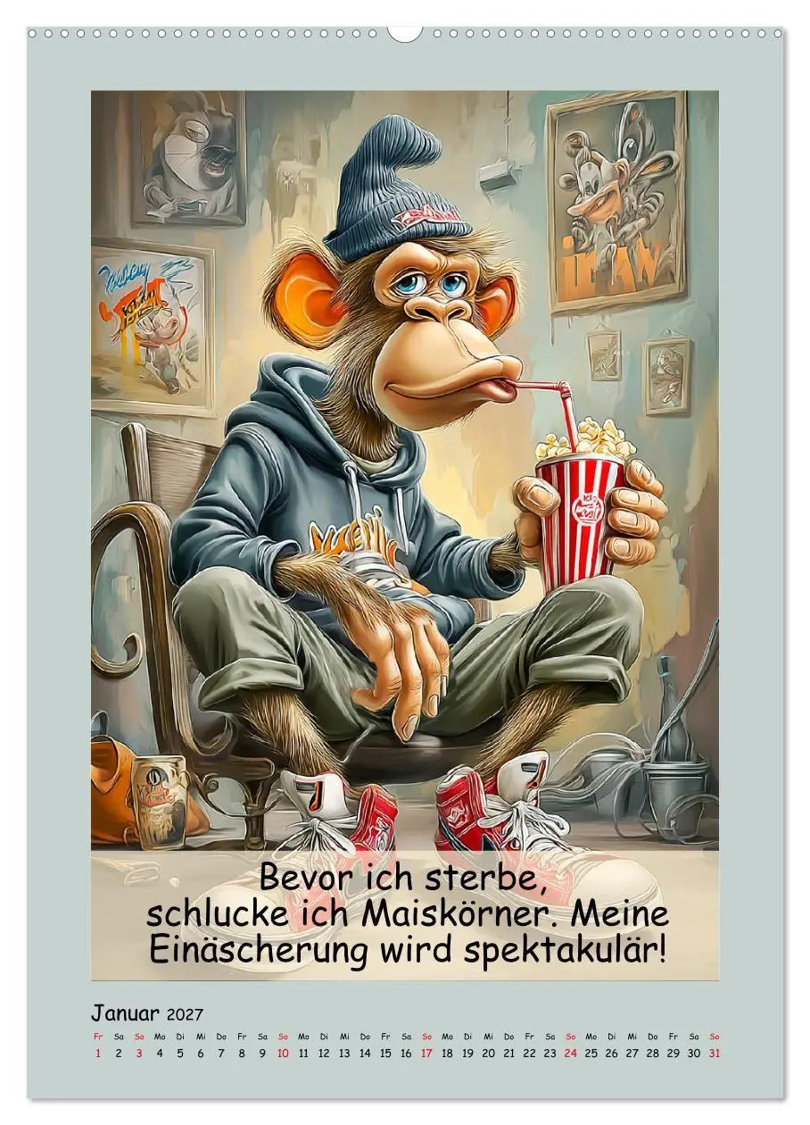 Bild: 9783516836738 | Affengeil. Humor aus dem Großstadtdschungel (hochwertiger Premium...