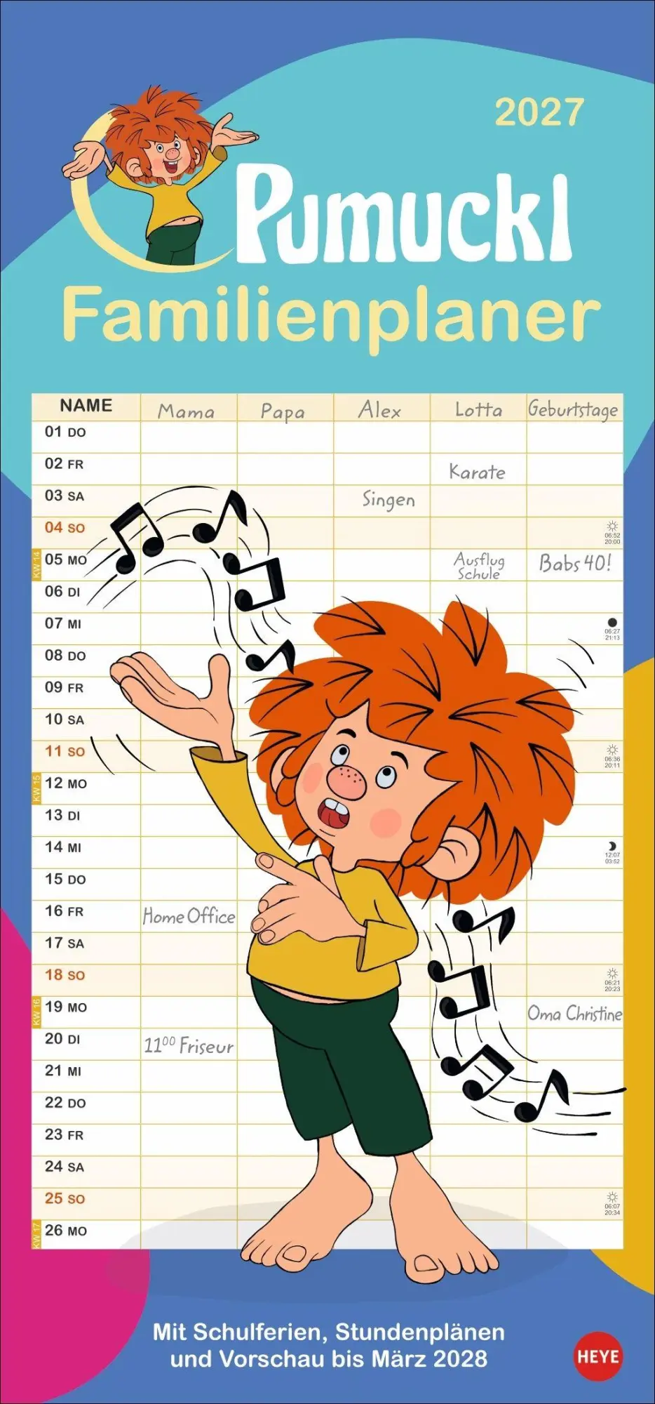 Cover: 9783756416738 | Pumuckl Familienplaner 2027 | Kalender | Familienplaner Athesia | 2027