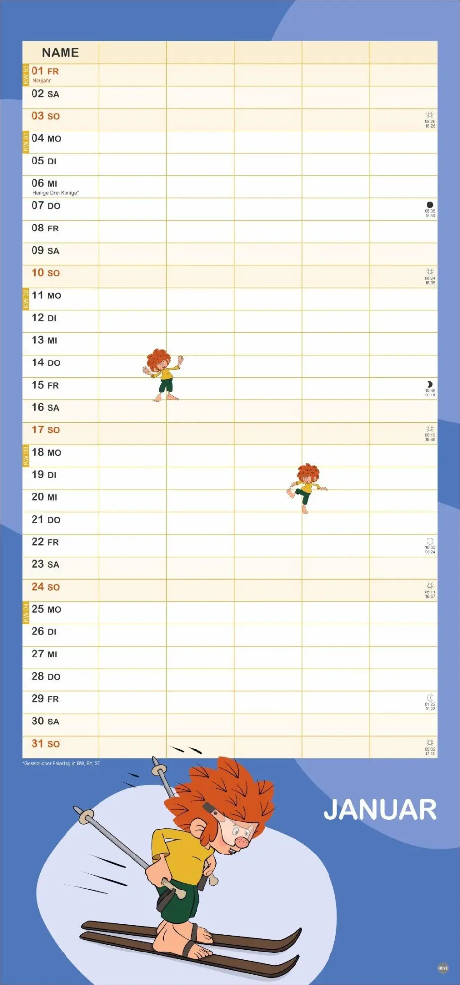 Bild: 9783756416738 | Pumuckl Familienplaner 2027 | Kalender | Familienplaner Athesia | 2027