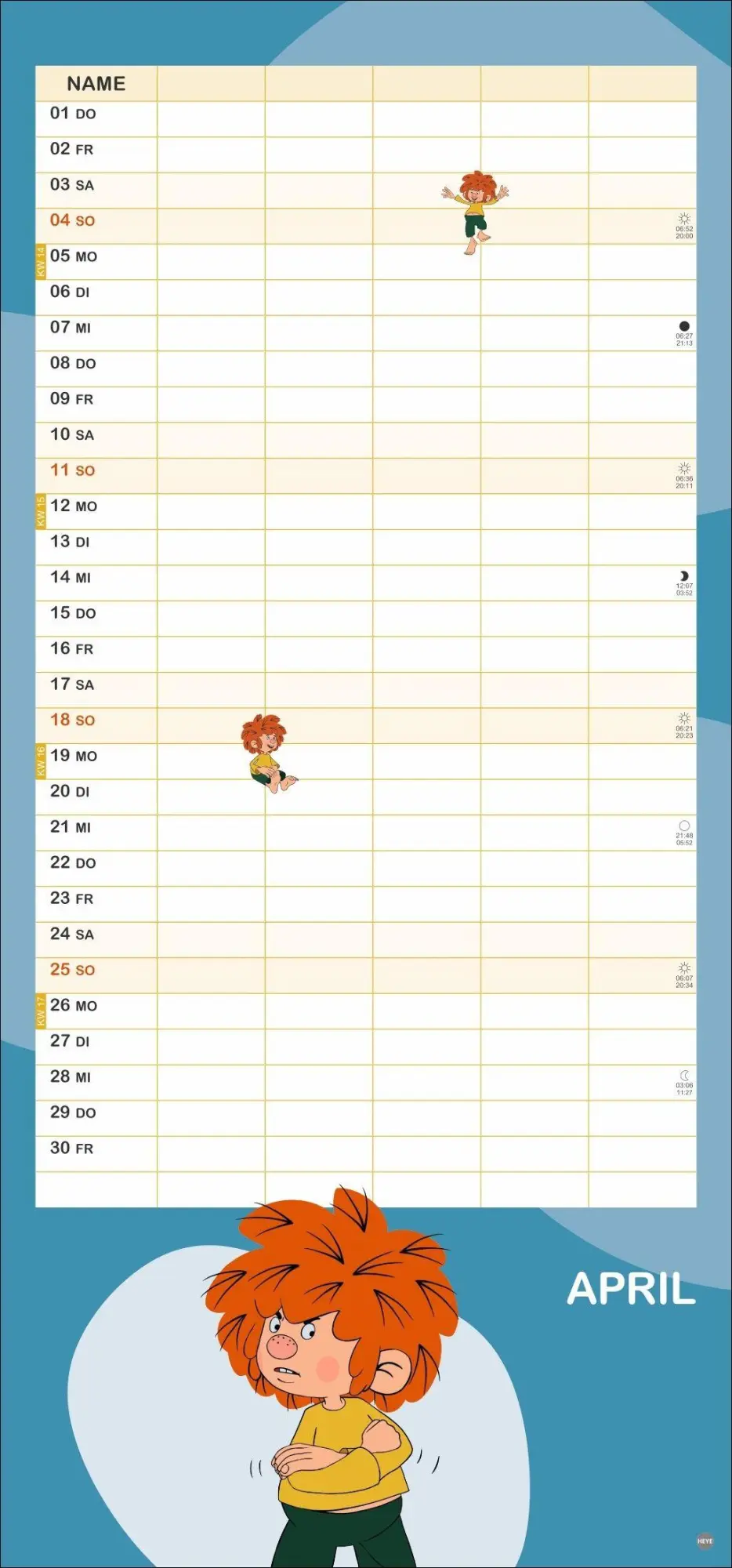 Bild: 9783756416738 | Pumuckl Familienplaner 2027 | Kalender | Familienplaner Athesia | 2027
