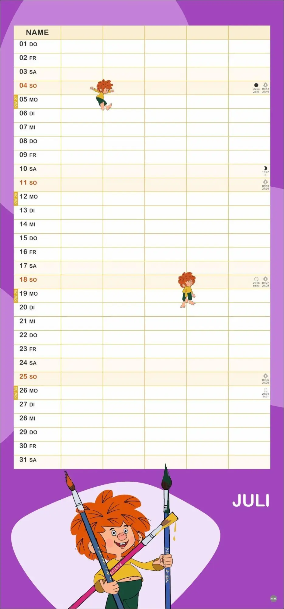 Bild: 9783756416738 | Pumuckl Familienplaner 2027 | Kalender | Familienplaner Athesia | 2027