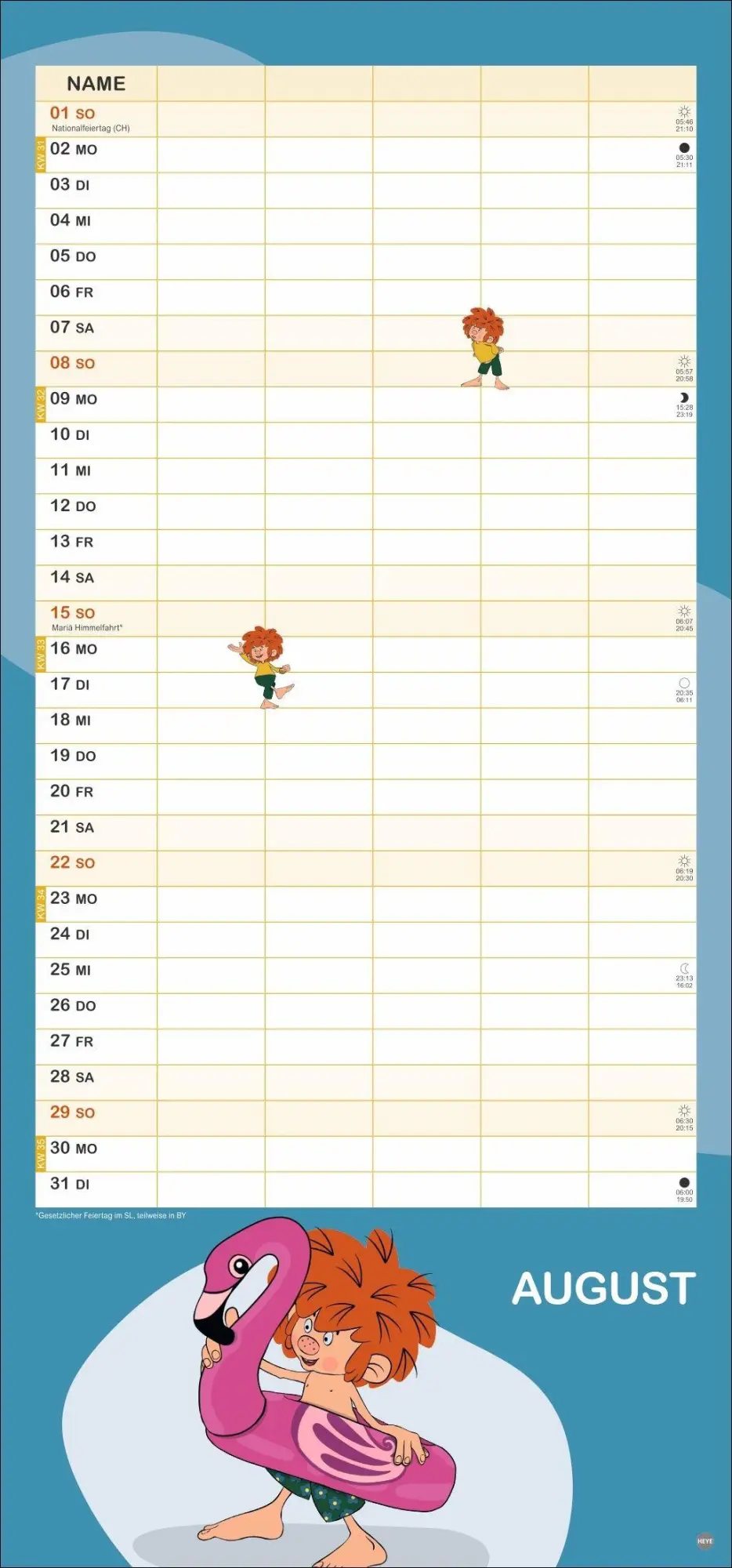 Bild: 9783756416738 | Pumuckl Familienplaner 2027 | Kalender | Familienplaner Athesia | 2027
