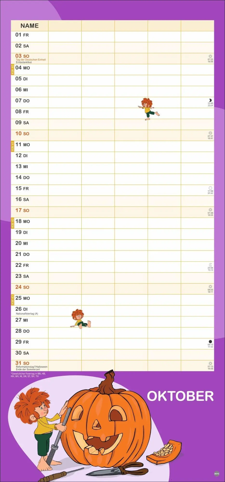 Bild: 9783756416738 | Pumuckl Familienplaner 2027 | Kalender | Familienplaner Athesia | 2027