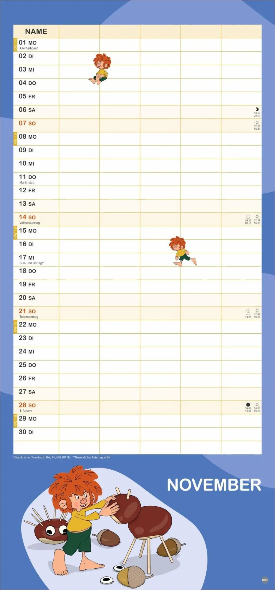 Bild: 9783756416738 | Pumuckl Familienplaner 2027 | Kalender | Familienplaner Athesia | 2027