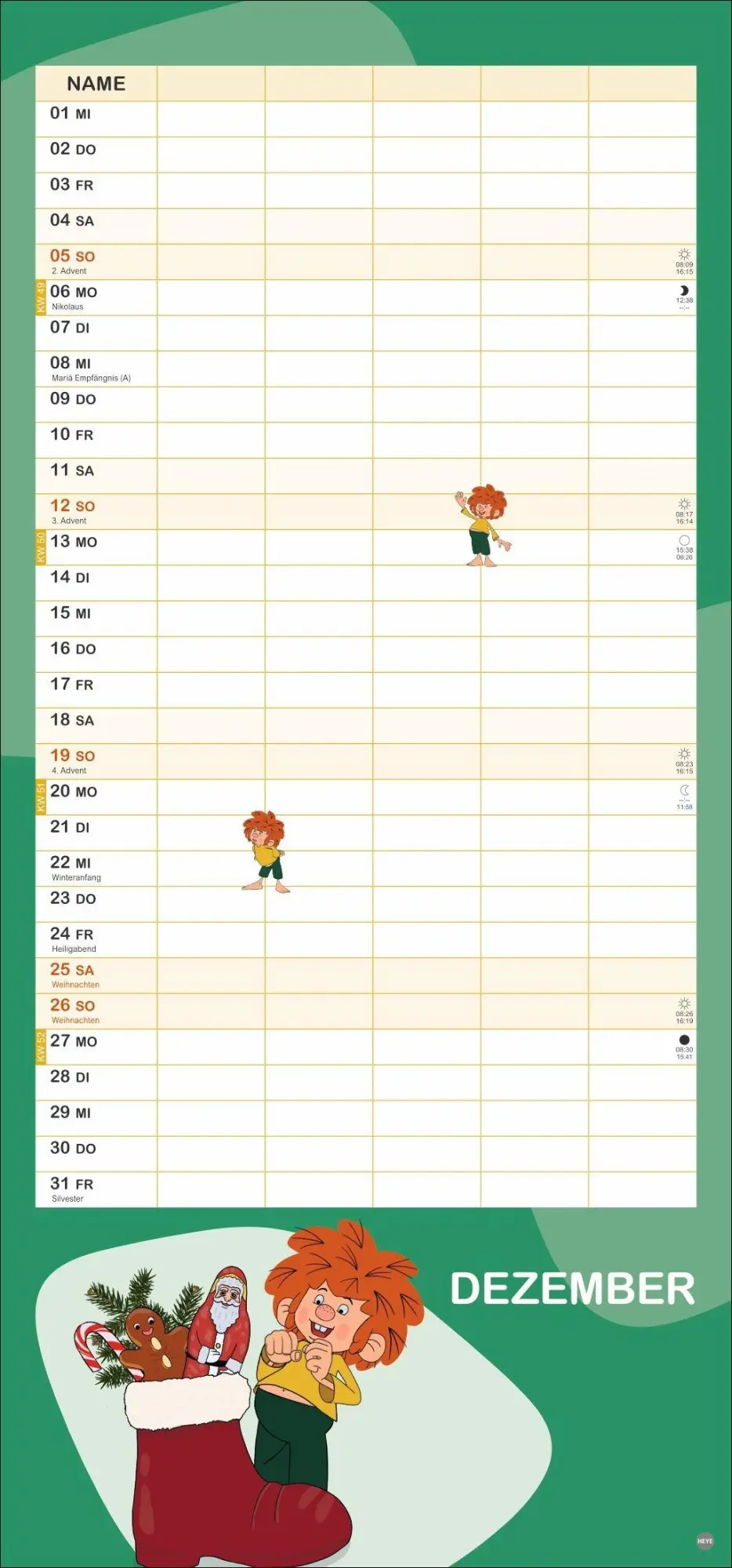 Bild: 9783756416738 | Pumuckl Familienplaner 2027 | Kalender | Familienplaner Athesia | 2027