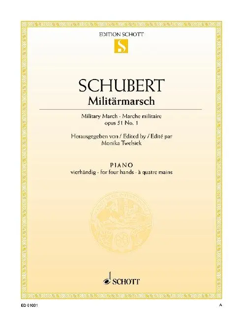 Cover: 9790001086738 | Militärmarsch D-Dur | Franz Schubert | Buch | 8 S. | Deutsch | 2001