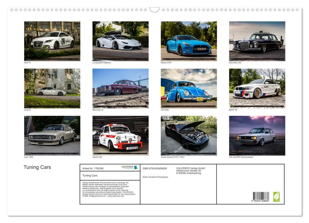 Bild: 9783435406838 | Tuning Cars (Wandkalender 2025 DIN A2 quer), CALVENDO Monatskalender