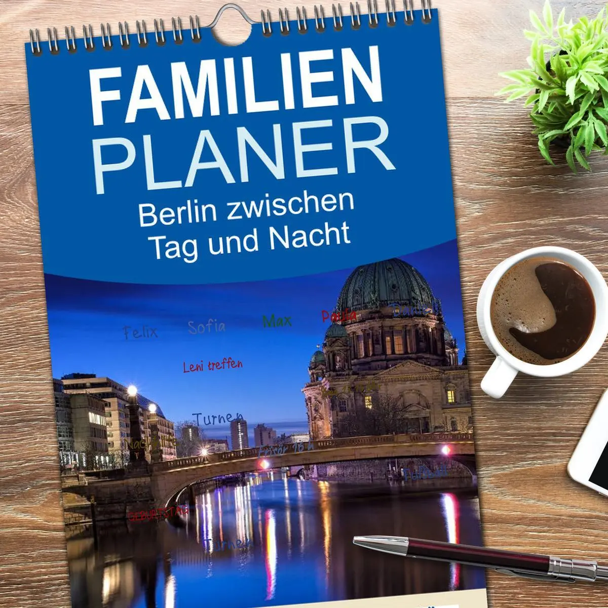 Bild: 9783516516838 | Familienplaner 2026 - Berlin zwischen Tag und Nacht mit 5 Spalten...