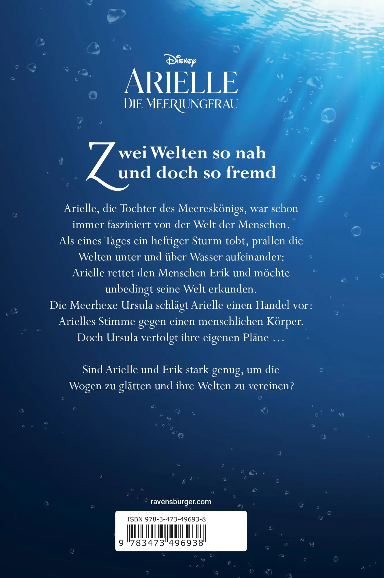 Rückseite: 9783473496938 | Disney - Arielle: Der Roman zum Film | Buch | 264 S. | Deutsch | 2023