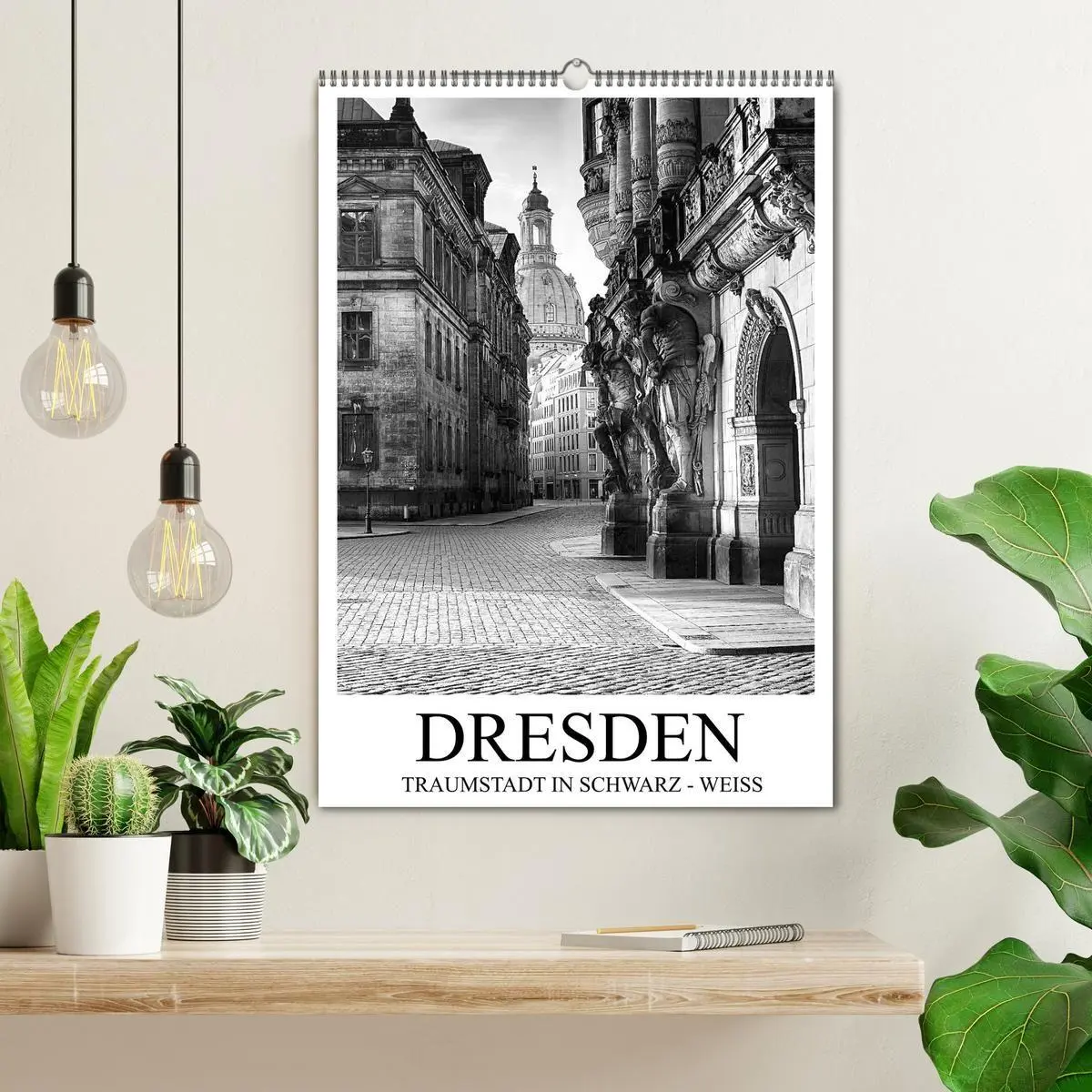 Bild: 9783594106938 | Dresden Traumstadt in Schwarz-Weiß (Wandkalender 2027 DIN A2 hoch),...
