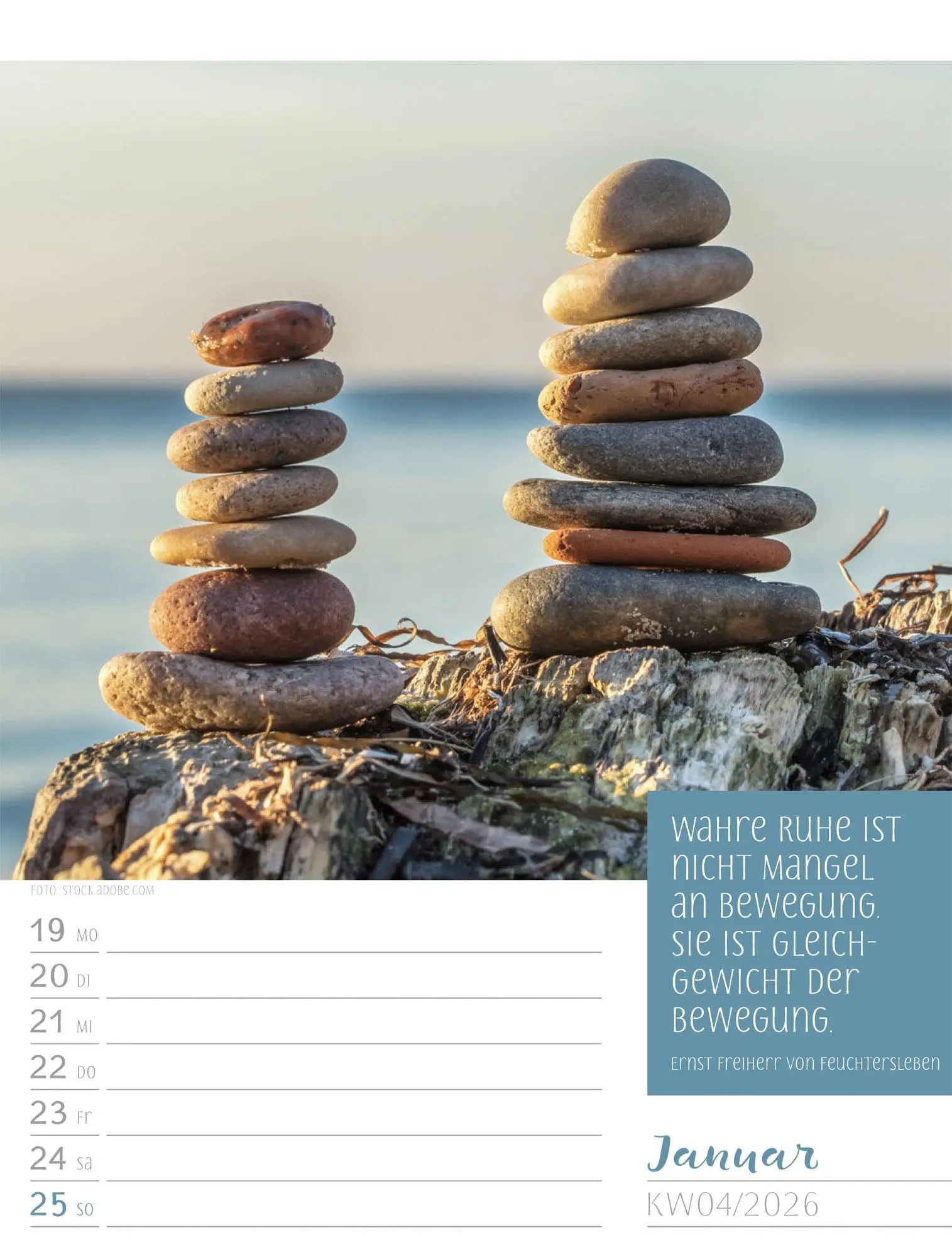 Bild: 9783838426938 | Augenblicke der Achtsamkeit - Wochenplaner Kalender 2026 | GmbH | 2026