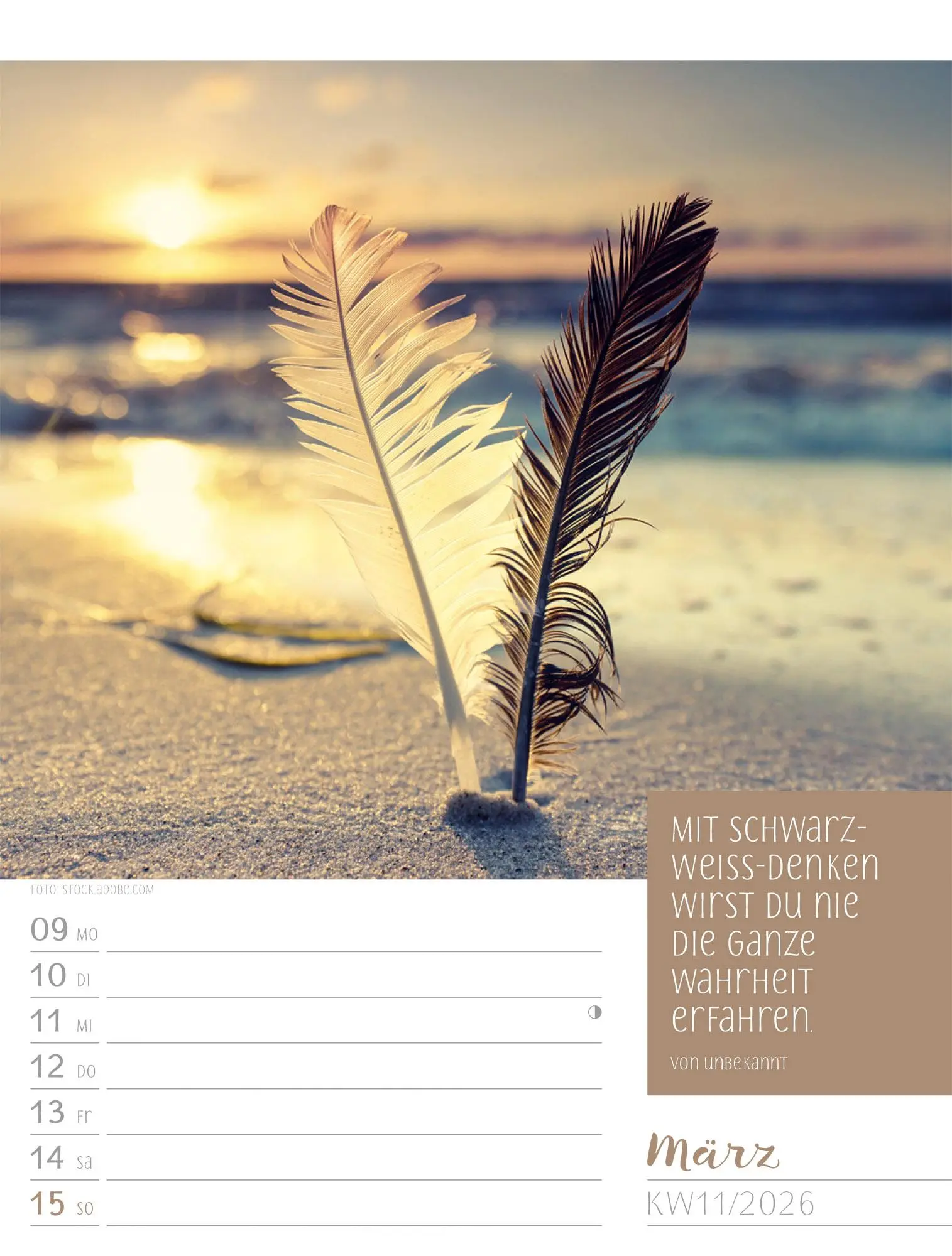 Bild: 9783838426938 | Augenblicke der Achtsamkeit - Wochenplaner Kalender 2026 | GmbH | 2026