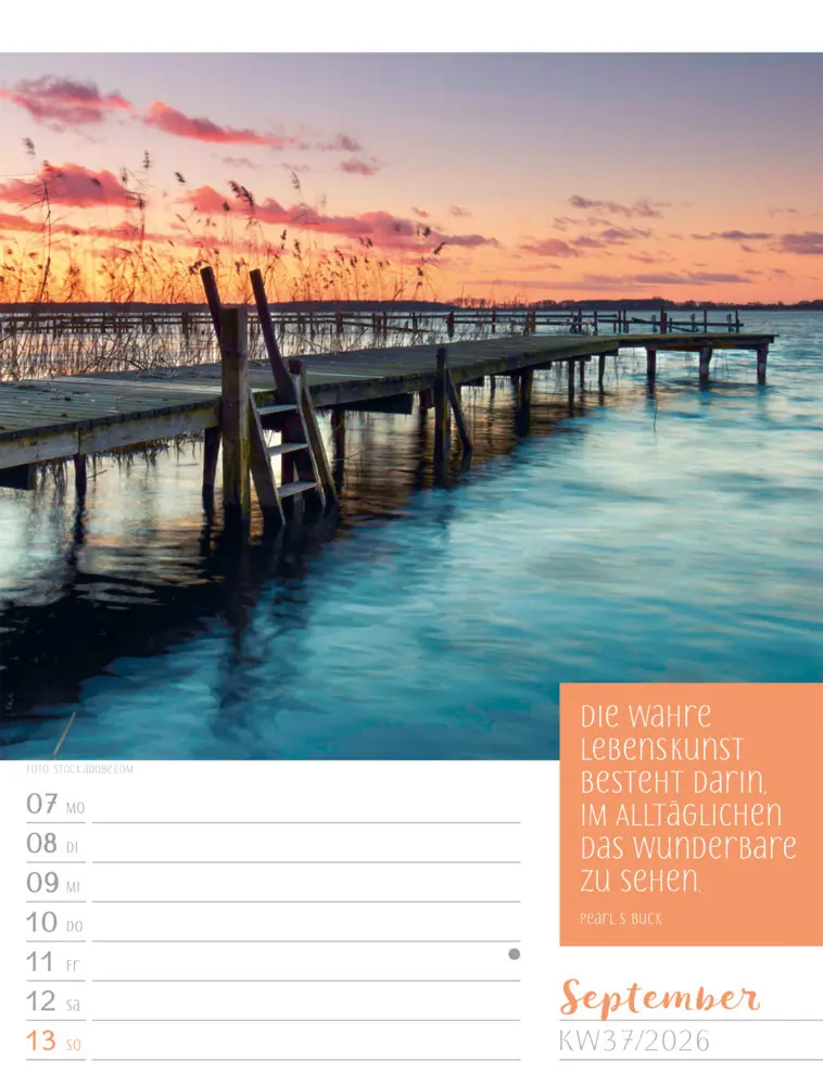 Bild: 9783838426938 | Augenblicke der Achtsamkeit Wochenplaner Kalender 2026 | GmbH | 2026