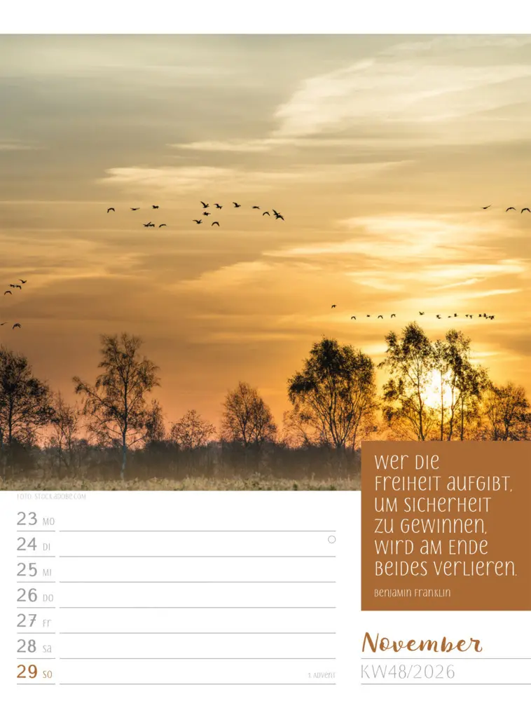 Bild: 9783838426938 | Augenblicke der Achtsamkeit Wochenplaner Kalender 2026 | GmbH | 2026