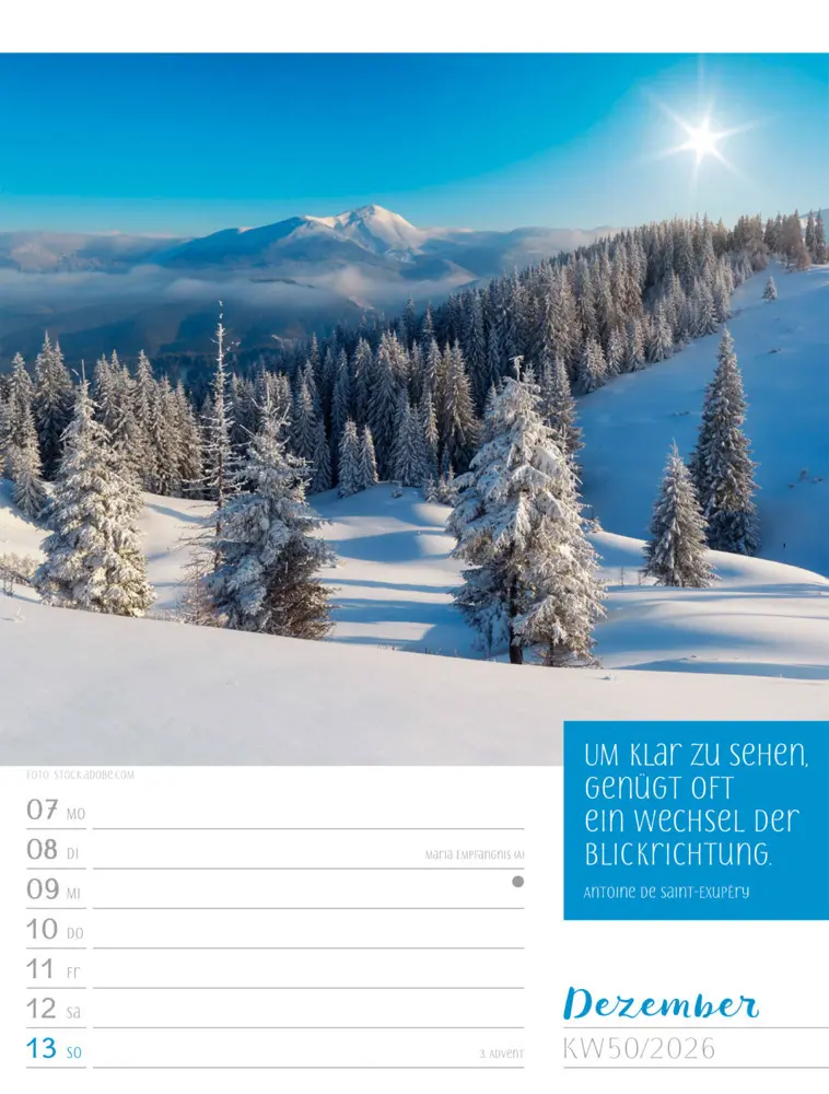 Bild: 9783838426938 | Augenblicke der Achtsamkeit Wochenplaner Kalender 2026 | GmbH | 2026