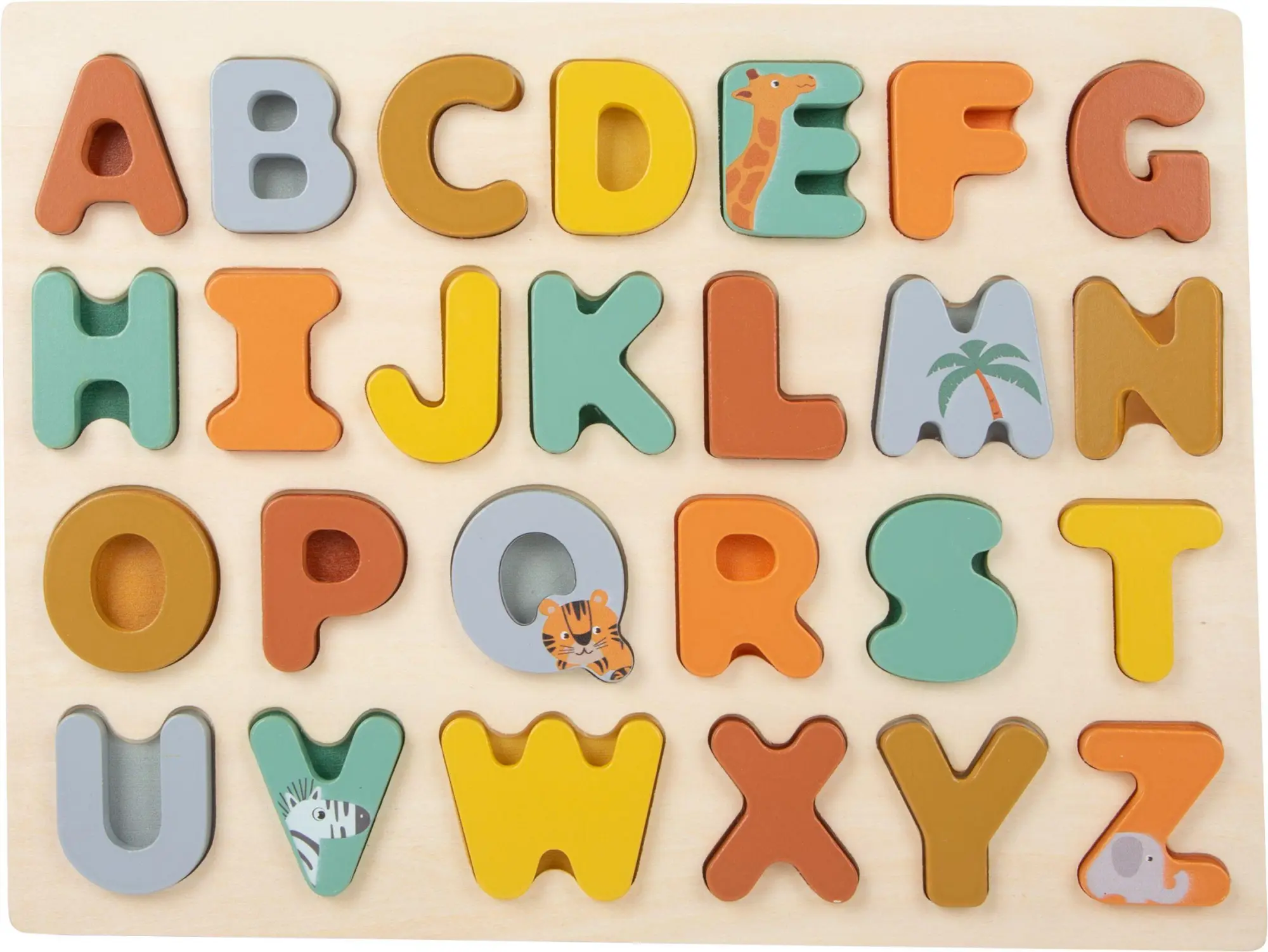Bild: 4020972117038 | Setzpuzzle ABC "Safari" | small foot | Spiel | 11703 | Deutsch | 2022
