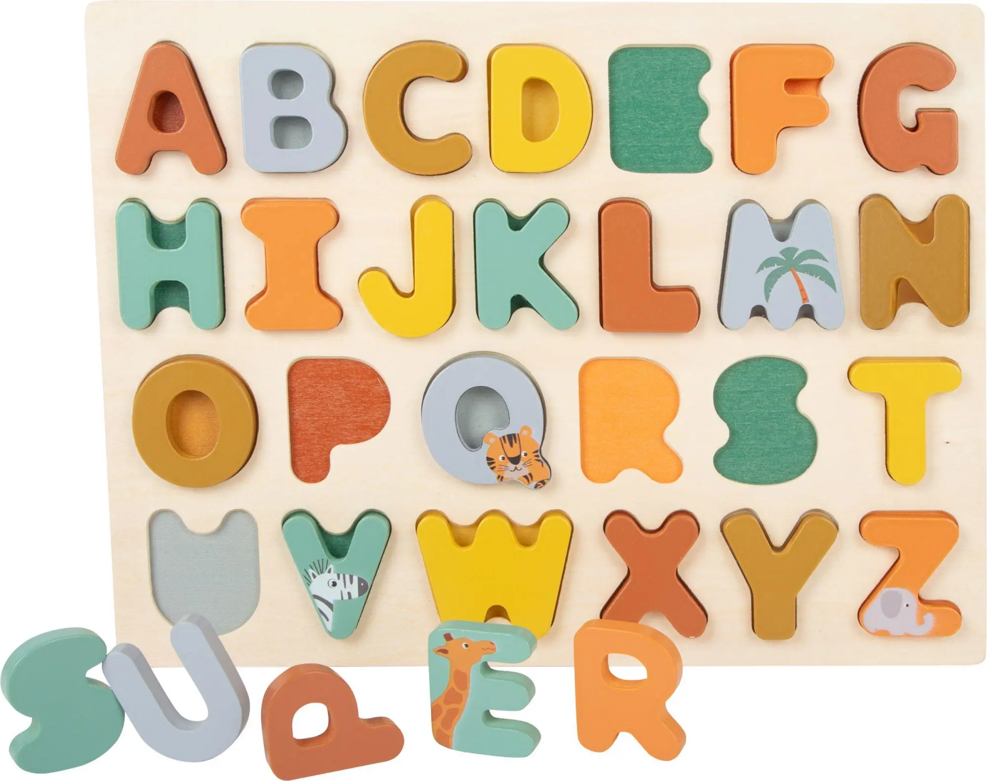 Bild: 4020972117038 | Setzpuzzle ABC "Safari" | small foot | Spiel | 11703 | Deutsch | 2022