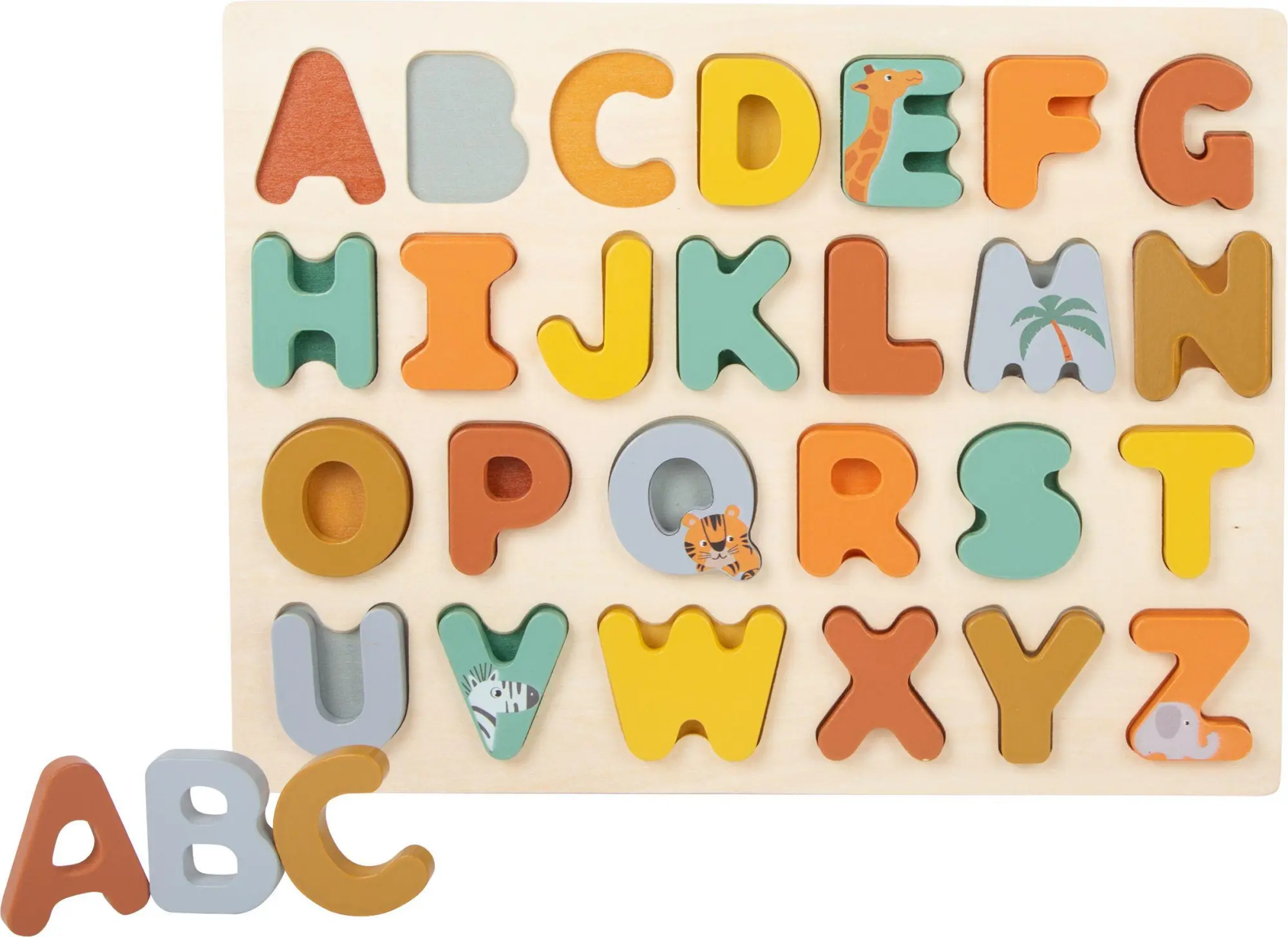 Bild: 4020972117038 | Setzpuzzle ABC "Safari" | small foot | Spiel | 11703 | Deutsch | 2022