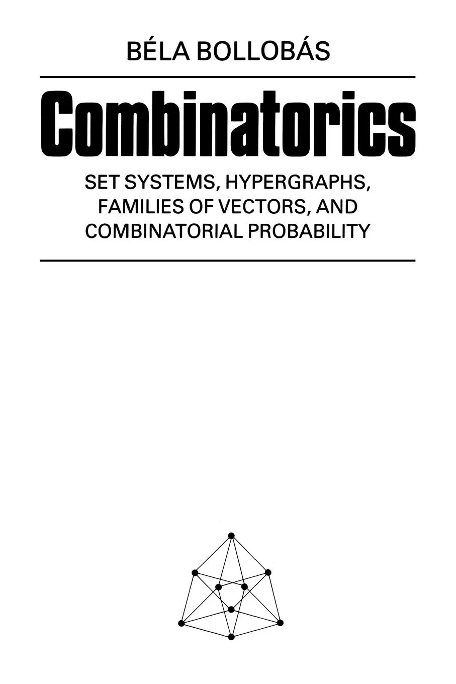 Cover: 9780521337038 | Combinatorics | Bela Bollobas (u. a.) | Taschenbuch | Englisch | 1986