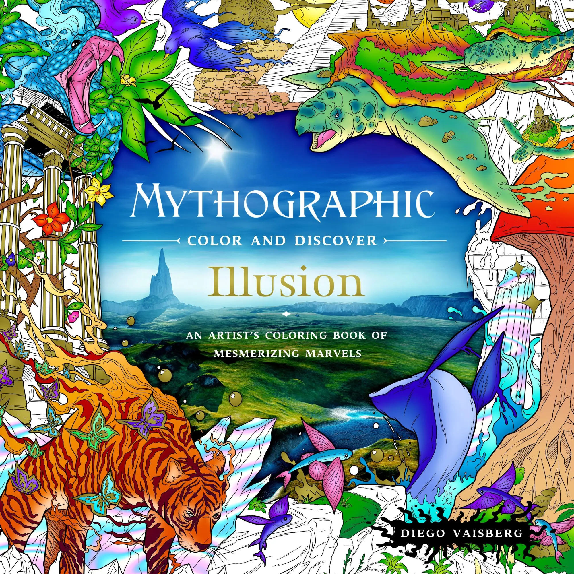 Cover: 9781250287038 | Mythographic Color and Discover: Illusion | Diego Vaisberg | Buch